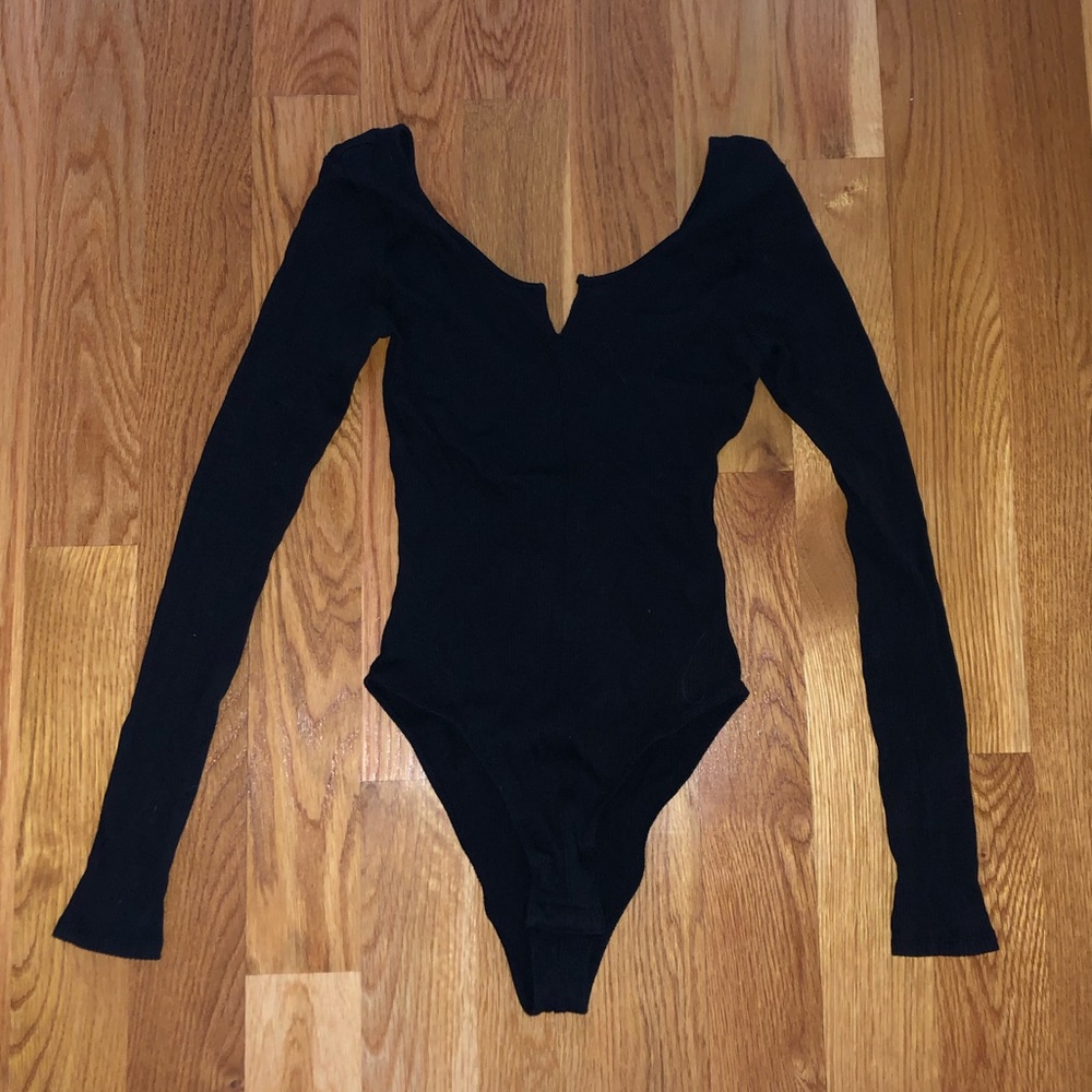 Urban Outfitters Ribbed Low Back Bodysuit